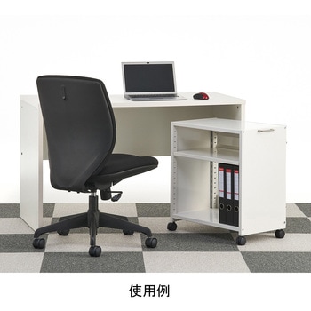 スチールデスク下ワゴン ハンドル付2段 AVEN