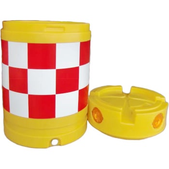 クッションドラム デリネーター付(蓋) - 安全興業