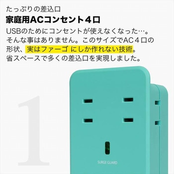 SATICOLORAC4個口USB Fargo