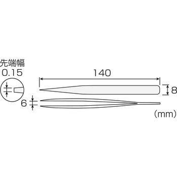 ピンセット ホーザン