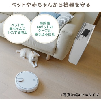 ケーブル&タップ収納ボックス サンワダイレクト