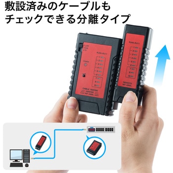 LANケーブルテスター サンワダイレクト