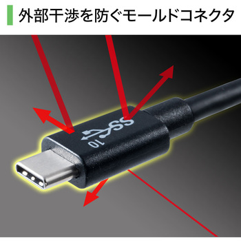 USB TypeC-microBケーブル サンワダイレクト