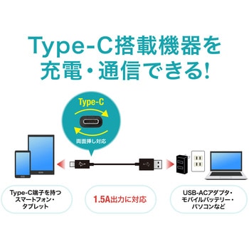 USB TypeC-Aケーブル サンワダイレクト