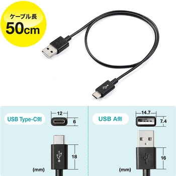 USB TypeC-Aケーブル サンワダイレクト