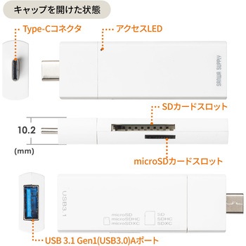 カードリーダー サンワダイレクト