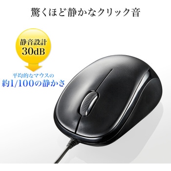 ブルーLEDマウス サンワダイレクト