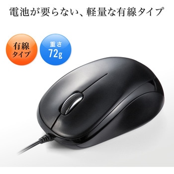 ブルーLEDマウス サンワダイレクト
