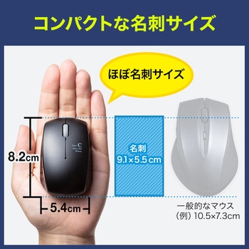 ブルーLEDマウス サンワダイレクト