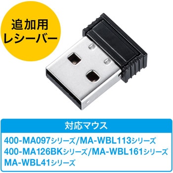 400-MARC1N レシーバー サンワダイレクト 2.4GHzワイヤレス USB(A 