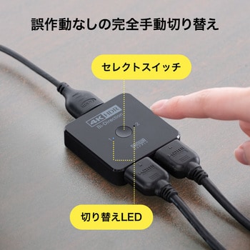 400-SW034 HDMI切替器 1個 サンワダイレクト 【通販モノタロウ】