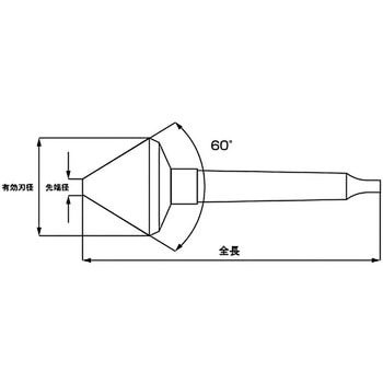 MTシャンク カウンターシンク 60° PROCHI(プロチ)