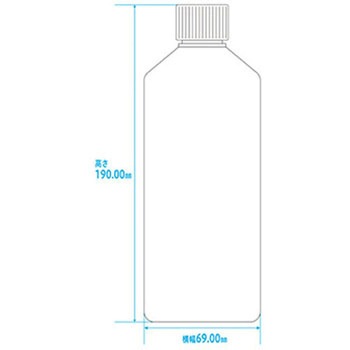 セーフティキャップ付きK茶投薬瓶(プリント目盛り) 金鵄製作所