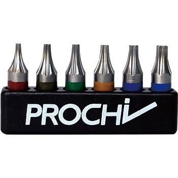 PRC-TXSET-25 ヘクスローブビット ショート 1組 PROCHI(プロチ) 【通販