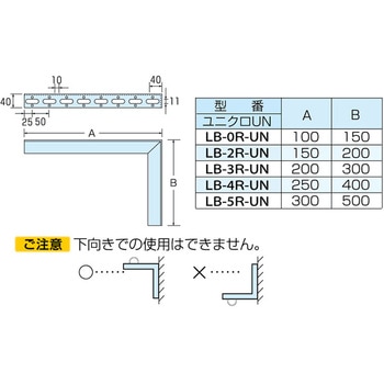 L型ブラケット カメダデンキ