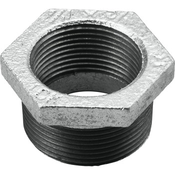 ブッシング11/2×11/4 ブッシング 可鍛鋳鉄製管継手 白 モノタロウ 63371297