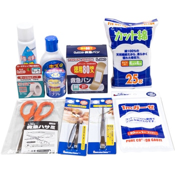 リーダー救急バッグ(衛生材料セット付) 日進医療器