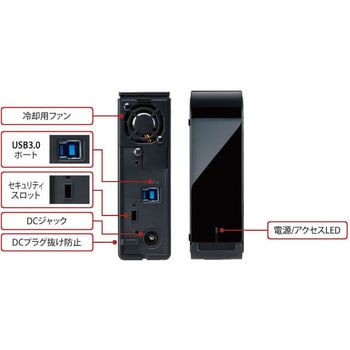 HD-LX2.0U3D ハードウェア暗号化機能搭載 USB3.0用 外用HDD HD-LXU3D