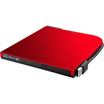 DVSM-PT58U2V-RDC USB2.0用ポータブルDVDドライブスリムタイプ Windows/Mac両対応 1個 BUFFALO(バッファロー)  【通販モノタロウ】