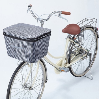 2段式大型角型前カゴカバー(アシスト車対応) Kawasumi(川住製作所)