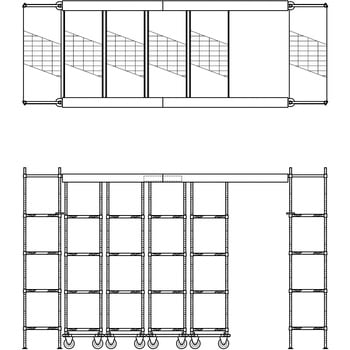 トップトラックベーシック スチール棚 ERECTA(エレクター)