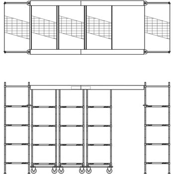 トップトラックベーシック スチール棚 ERECTA(エレクター)