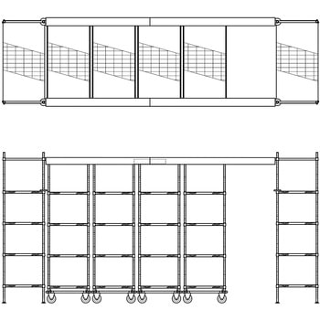 トップトラックベーシック スチール棚 ERECTA(エレクター)