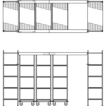 トップトラック 抗菌樹脂棚 ERECTA(エレクター)