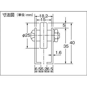 スチール製ホイールコンベヤ(ホイール径25mm) KR-A0型 ピッチ50mm SST