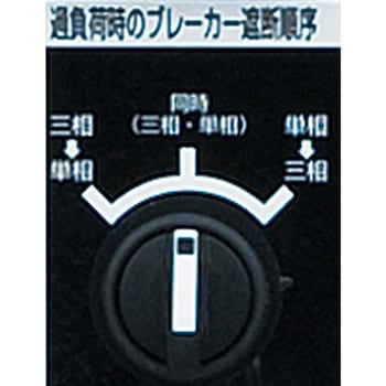 可搬形ディーゼル発電機(第3次排気ガス規制対応機) オイルガード付・大型燃料タンク 新ダイワ