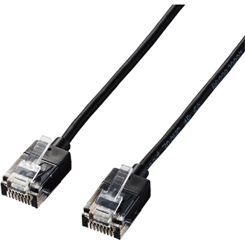 LANケーブル CAT6 ギガビット RJ-45コネクタ スーパースリム ショートコネクタ RoHS エレコム