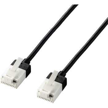 LANケーブル CAT6A準拠 ギガビット 爪折れ防止 スーパースリム より線 RoHS エレコム