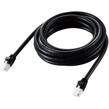 LANケーブル CAT6A 3m ギガビット 爪折れ防止 より線 RJ-45コネクタ RoHS エレコム