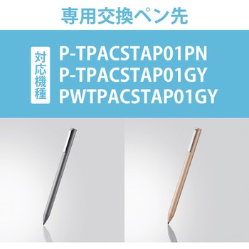アクティブスタイラスペン タッチペン 交換 ペン先 3本入り P-TPACSTAP01PN P-TPACSTAP01GY PWTPACSTAP01GY エレコム
