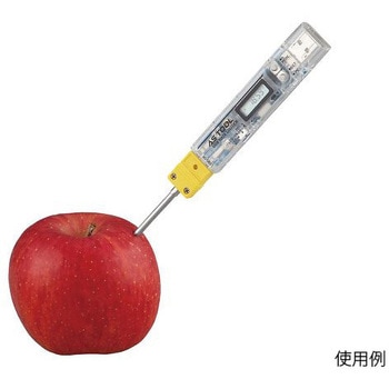 突き刺し用温度センサー K熱電対 DSシリーズ アズワン