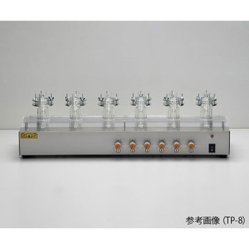 タテ型膜透過実験装置 セル8mLタイプ 6連式本体セット アズワン