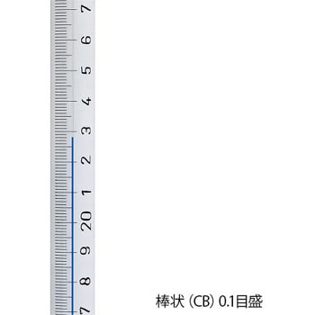 水銀ゼロ棒状標準温度計 1-NM-S-VCシリーズ 安藤計器製工所 棒状温度計 【通販モノタロウ】
