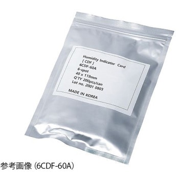 6CDF-60A 湿度インジケーター可逆式 40×119mm 200枚入 1缶(200枚