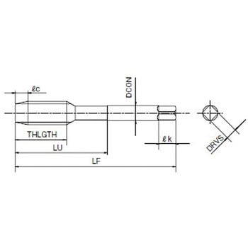 EXZ-SFT HSE STD M16×2 スパイラルタップ 一般用 高耐久型 EXZ-SFT 1本