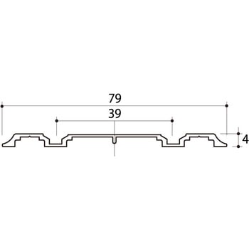 TR435UVYレール 2連(P-39) トップ(エイト)