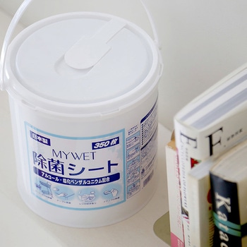 MYWET 除菌シート350枚本体 三昭紙業