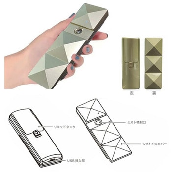 スチーマー美顔器 ナノミスト 小型 充電式 潤い 保湿 乾燥防止 毛穴ケア FASCINATEBEAUTY