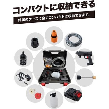充電式コードレス高圧洗浄器 マジカルウォッシュ ディーエーピーネットワーク
