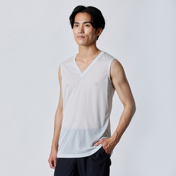 カルエアーアンダーVネックノースリーブシャツ mizuno(ミズノ)