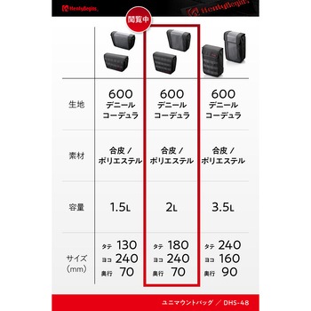 ユニマウントバッグ トラぺL HenlyBegins(ヘンリービギンズ)
