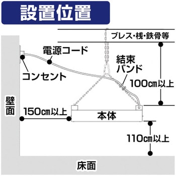 畜産用カーボンヒーター(NK-21CLA) タバタ(畜産)