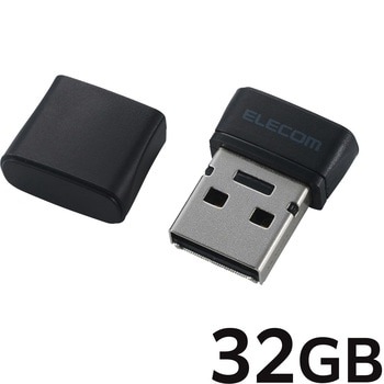 USBメモリ 小型 パスワード保護ソフト対応 AES256bit暗号化 キャップ式 ストラップホール付 エレコム