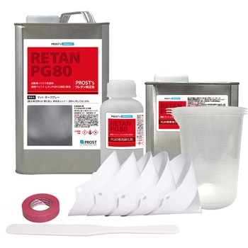 関西ペイント PG80 つや消し マットダークグレー 2kgセット PROST's