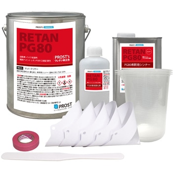 関西ペイント PG80 つや消し マットクリヤー 3kgセット PROST's