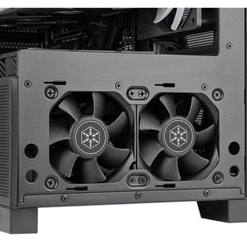 SilverStone ミニタワーケース Lucid 05 大胆な270°パノラマディスプレイを備えた精巧なATXケース SST-LD05-B-ARGB SILVER STONE(シルバーストーン)